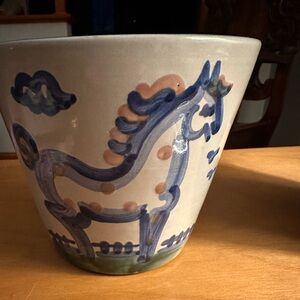 M.A. Hadley Horse planter